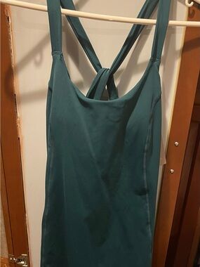 NWT Avia Deep Teal Twist-Back Active Dress